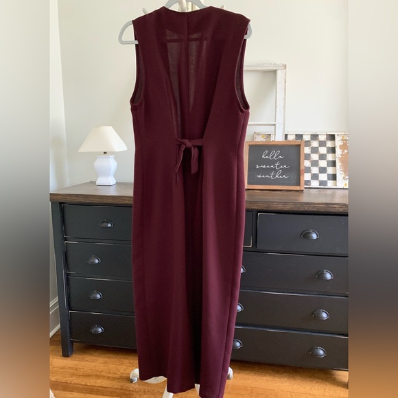 Dynamite Burgundy Midi Dress - Picture 2 of 2